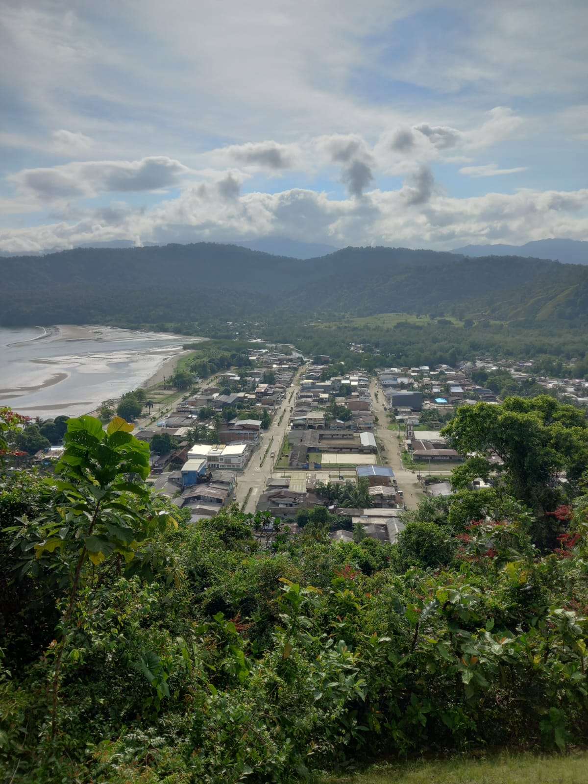 Vista elevada del pueblo